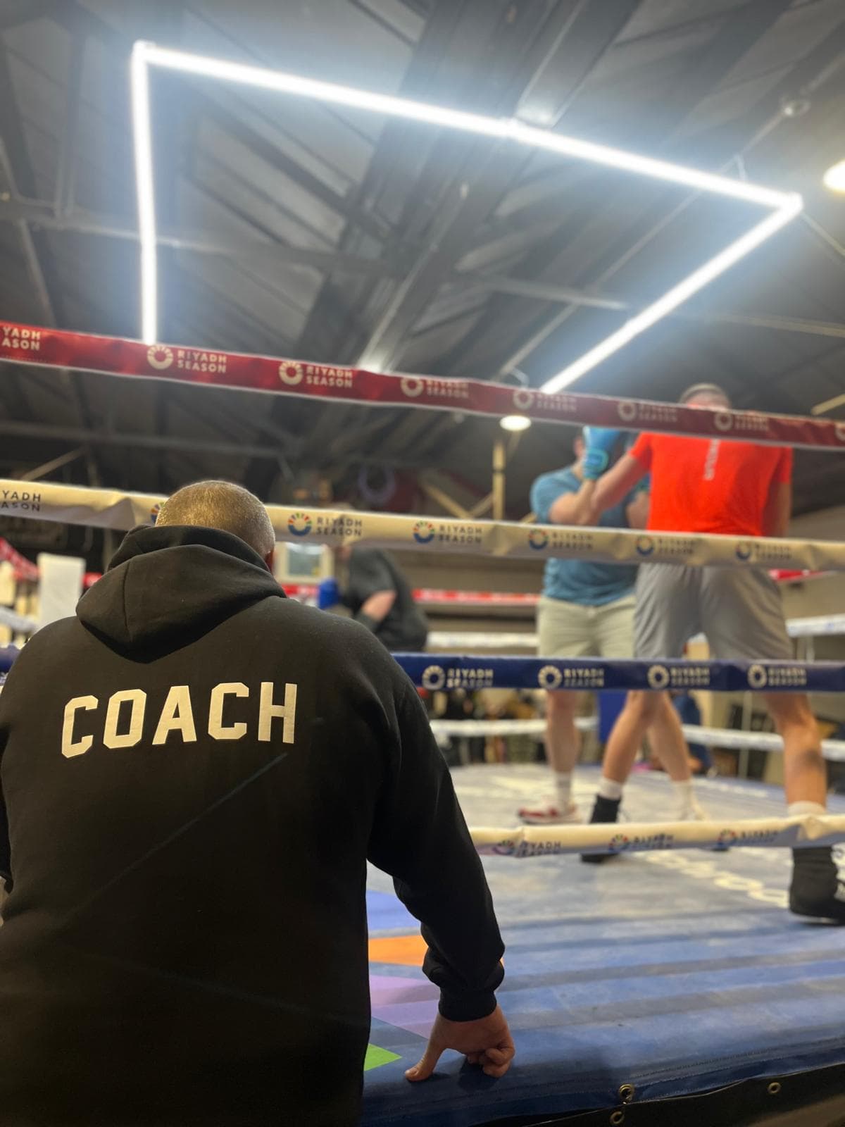 Coach sparring