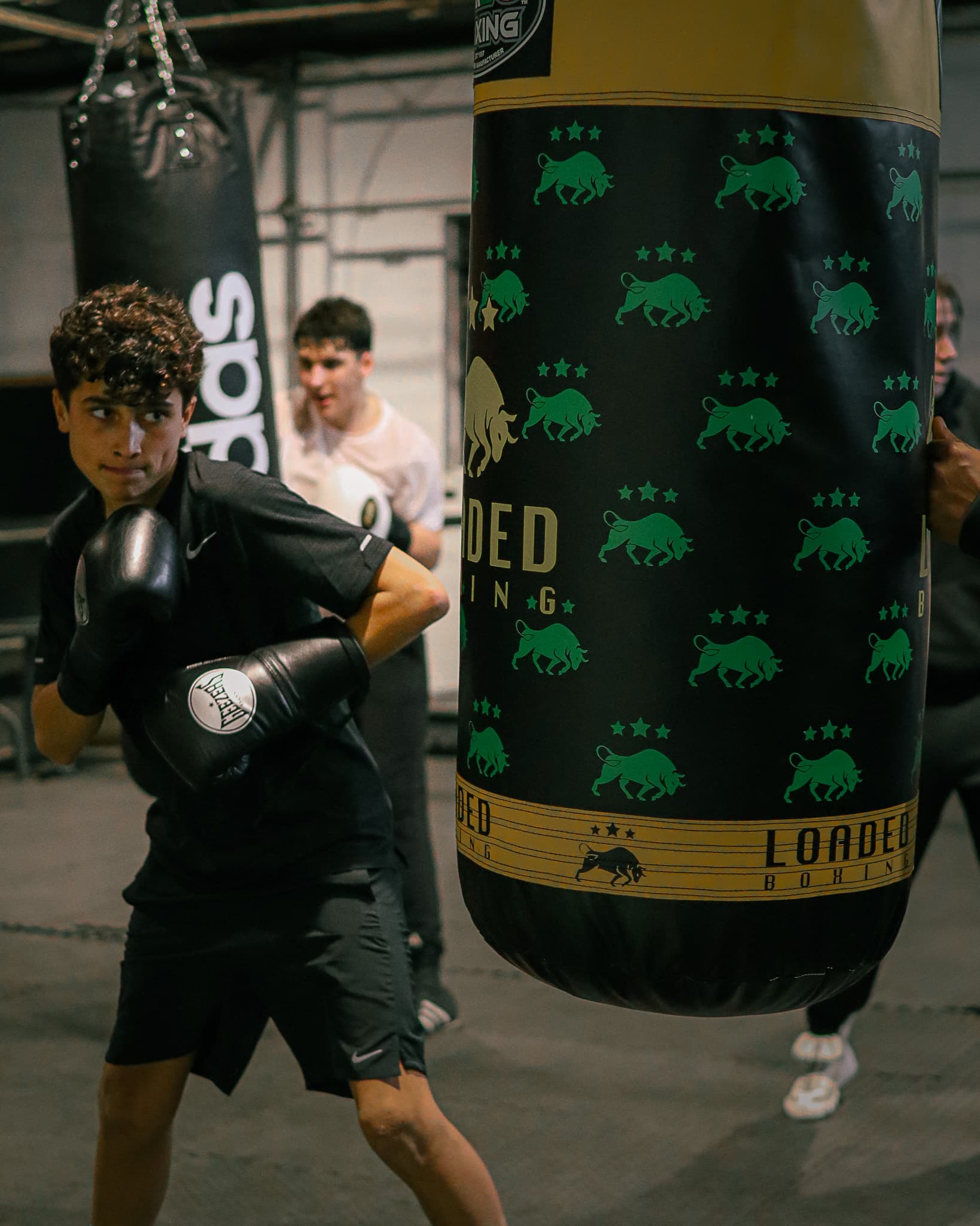 Teen boxing bag